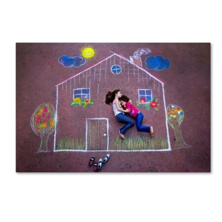 Trademark Fine Art Leyla Emektar La 'Our House' Canvas Art, 12x19 1X01731-C1219GG